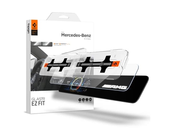 Spigen AGL03150, Skärmskydd, Mercedes Benz, 2017-2022 Mercedes-Benz E-Class 2019-2022 Mercedes-Benz GLE 2019-2022 Mercedes-Benz GLS 2019-2022..., Tra