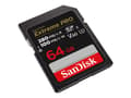 Miniatyrbild 2 av 5: SanDisk Extreme Pro - Flash-minneskort - 64 GB - Video Class V60 / UHS-II U3 / Class10 - SDXC UHS-II