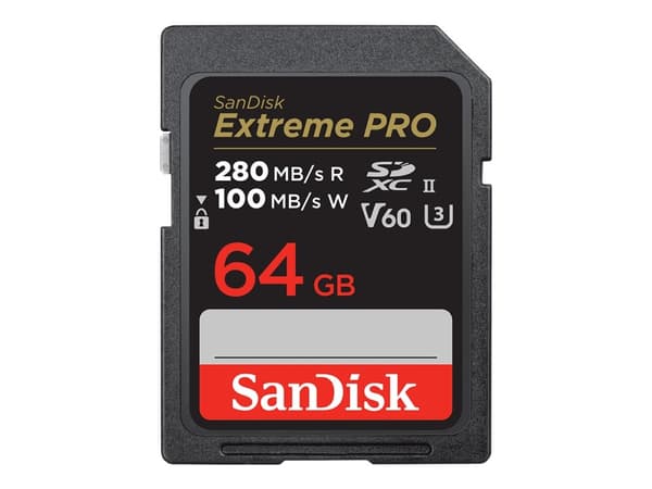 SanDisk SDSDXEP-064G-GN4IN 64GB SDXC Class 10 UHS-II 280MB/s 100MB/s