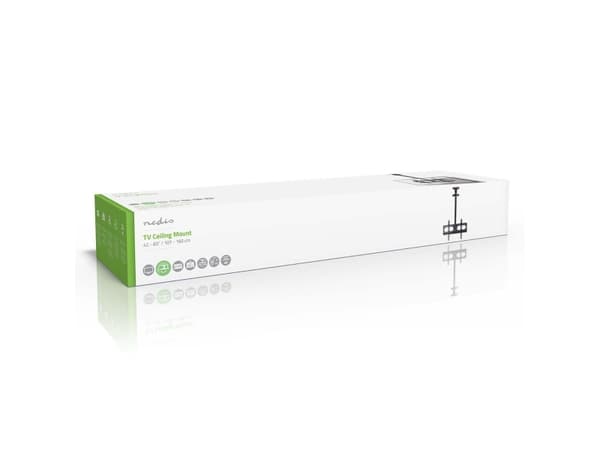 Nedis TVCM1350BK, 106,7 cm (42"), 165,1 cm (65"), 100 x 100 mm, 600 x 400 mm, Stål, Svart
