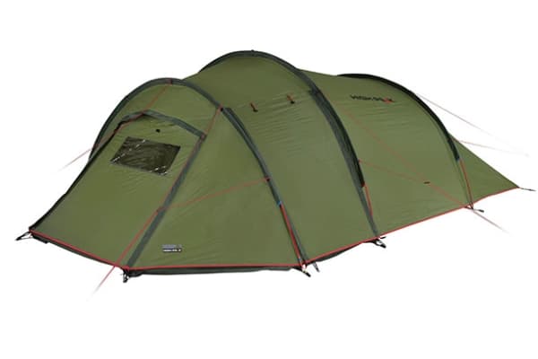 High Peak Falcon 4 LW, Camping, Hard ramme, Tunell Telt, 4 person(er), 4,8 kg, Grønn, Rød