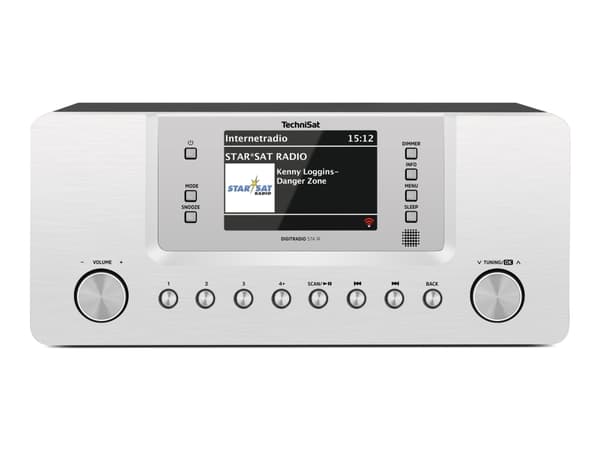 Internet-verkkoradio TechniSat Digitradio 574 IR DAB+, FM Sølv
