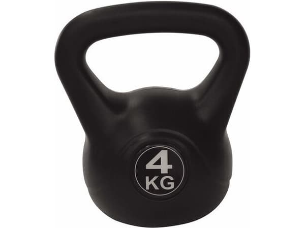 Tunturi 14TUSCL103, Standardikahvakuula, Polyeteeni, Musta, 4 kg
