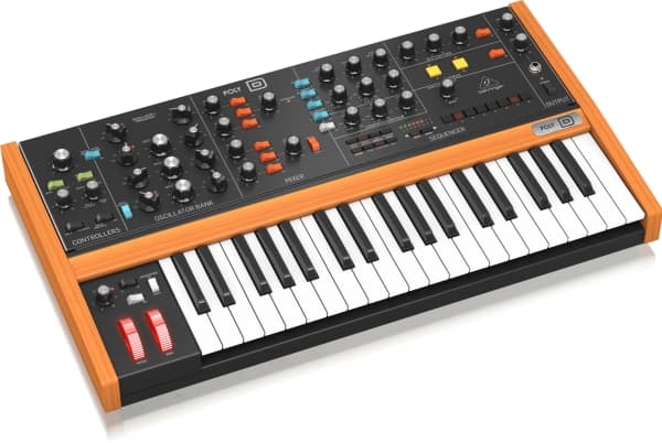 Behringer POLY D, Analog synthesizer, Rotations-, Svart, ?DC