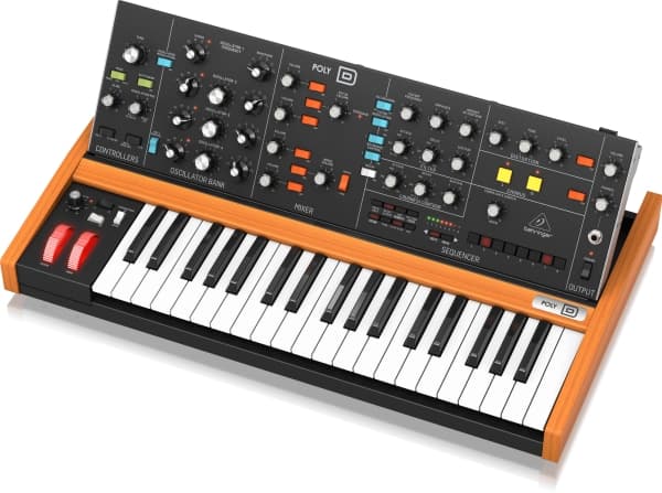 Behringer POLY D, Analog synthesizer, Rotations-, Svart, ?DC