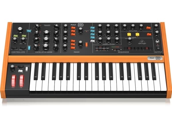 Behringer POLY D, Analog synthesizer, Rotations-, Svart, ?DC