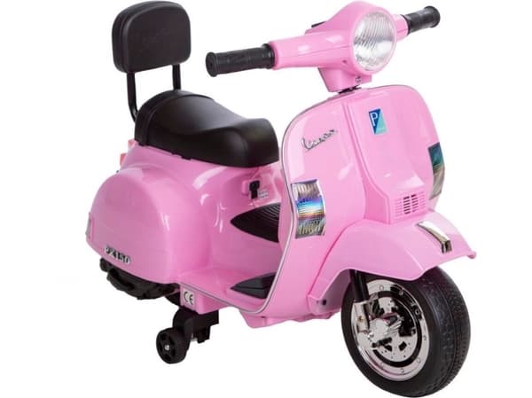 Vespa PX150 6V MINI elektrisk moped, rosa