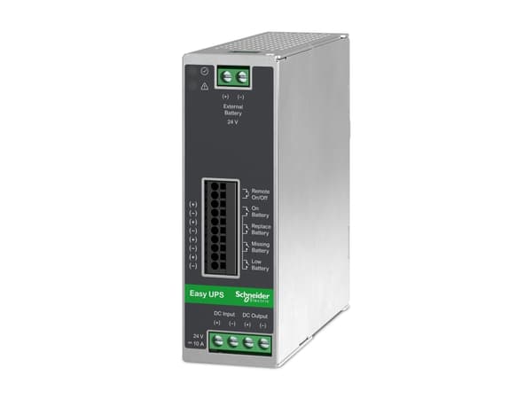 APC BVS480XDPDR - Strømadapter (DIN-skinnemonterbar) - DC 24 V - 480 watt - grå