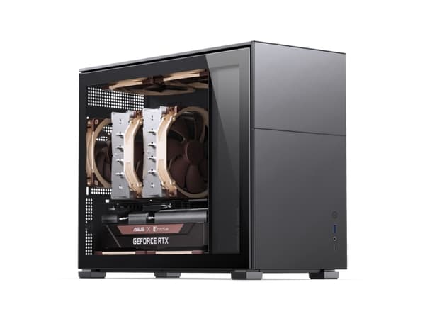 Jonsbo D31 STD, Midi Tower, PC, Musta, DTX, ITX, mikro ATX, Terästä, Pelaaminen