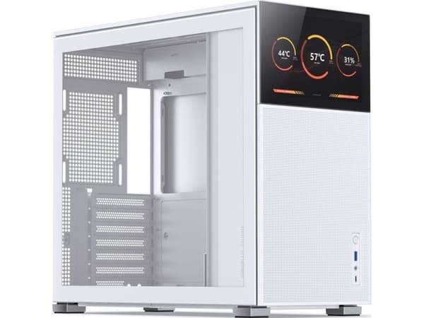 Jonsbo D41 MESH, Midi Tower, PC, Valkoinen, ATX, mikro ATX, Mini-ATX, Terästä, Pelaaminen