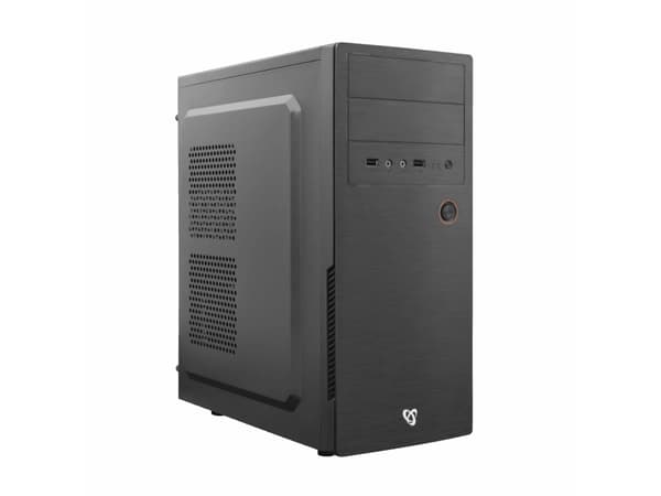 SBOX PCC-180, Midi Tower, PC, Svart, micro ATX, Micro-ITX, ABS, Metall, 14,8 cm Svart
