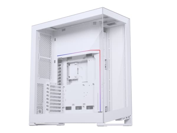 Phanteks NV7 - FT - utvidet ATX (E-ATX) - sidepanel med vindu (herdet glass) - ingen strømforsyning (ATX) - matt hvit - USB/lyd