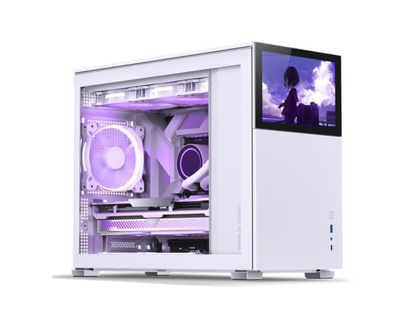 Jonsbo D31 STD, Midi Tower, PC, Vit, DTX, ITX, micro ATX, Stål, Spela Vit