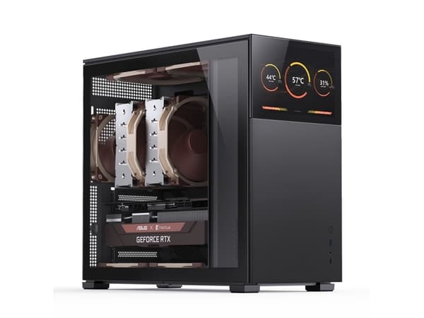Jonsbo D41 STD - - genomskinlig sidopanel - USB/ljud