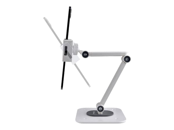StarTech.com Adjustable Tablet Stand for Desk, Desk/Wall Mountable, Supports Up to 2.2lb, Universal Tablet Stand Holder for Desk, Articulating Tablet