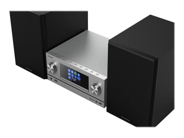 Kenwood M-9000S, Kodin miniaudiojärjestelmä, Hopea, 1 levyt, 50 W, 2-suuntainen, 6 O