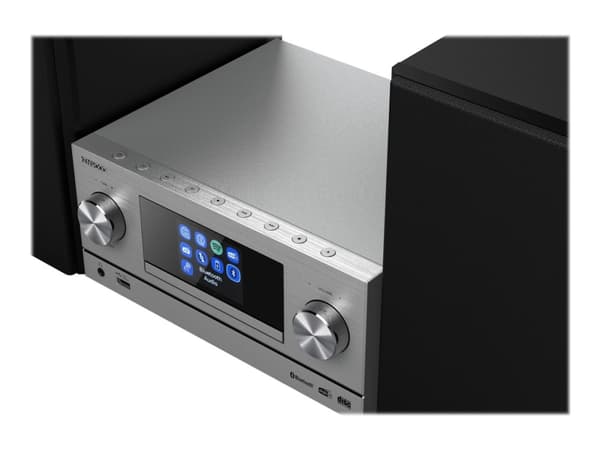 Kenwood M-9000S, Kodin miniaudiojärjestelmä, Hopea, 1 levyt, 50 W, 2-suuntainen, 6 O