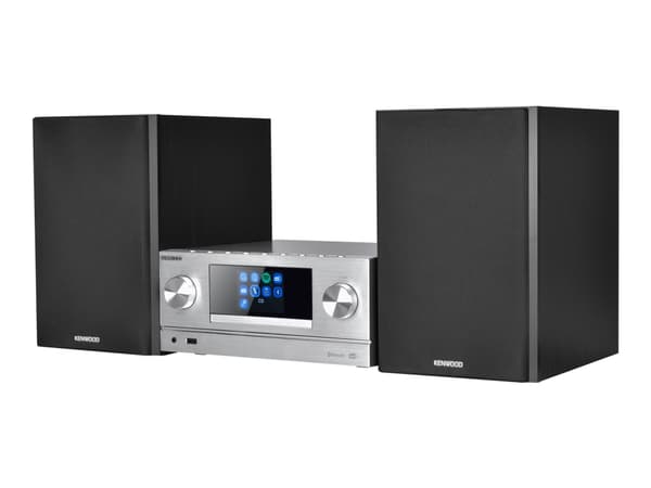Kenwood M-9000S - Mikrosystem - 2 x 50 watt - sølv Sølv