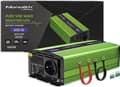 Miniatyrbilde 5 av 5: Qoltec Monolith - DC til AC strømomformer / batterilader / UPS - pure sine wave - AC 230 V / DC 12 V - 300 watt - utgangskontakter: 3