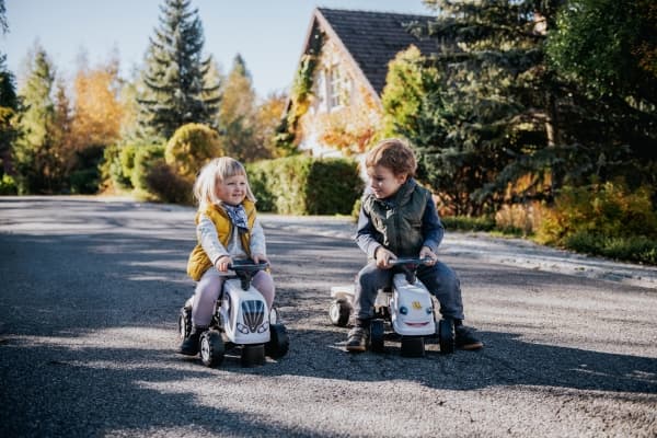 Falk 240C, 1 År, 6 hjul, Plast, Stål, Röd, Svart