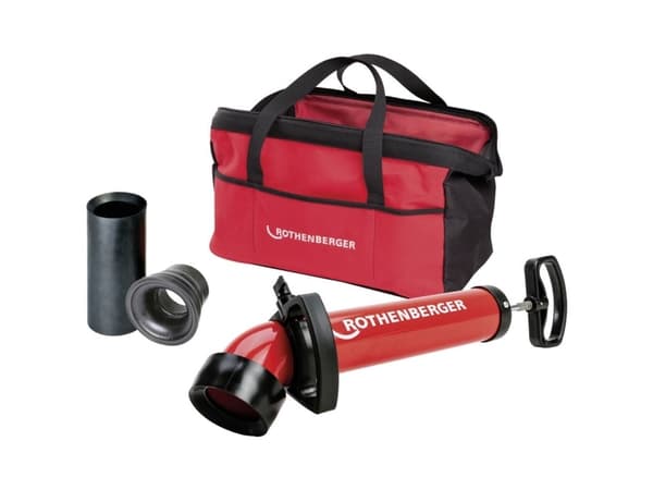 Rothenberger 1000001762 Rohrreinigungsgerät ROPUMP SUPER PLUS Set m. Adapter breit (1000001762)