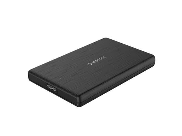 Kieszeń Orico 2,5" HDD-deksel USB3.1 Sort