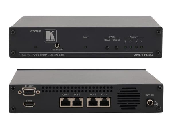 Kramer EXT3-XR-TR - 4K60 4:4:4 HDMI Exte. med USB, Ethernet, RS232, IR over ExtendedReach HDBaseT