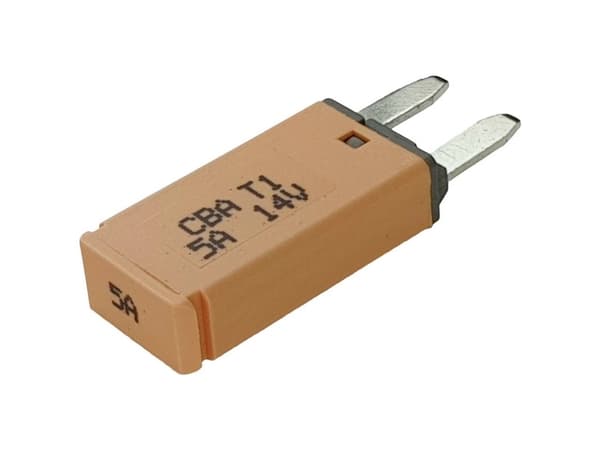 Hansor CBA1-0514 Sikringsautomat Standard Fladsikring 5 A Brun 1 stk