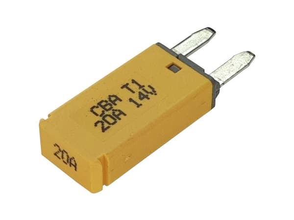 Hansor CBA1-2014 Sikringsautomat Standard Fladsikring 20 A Orange 1 stk
