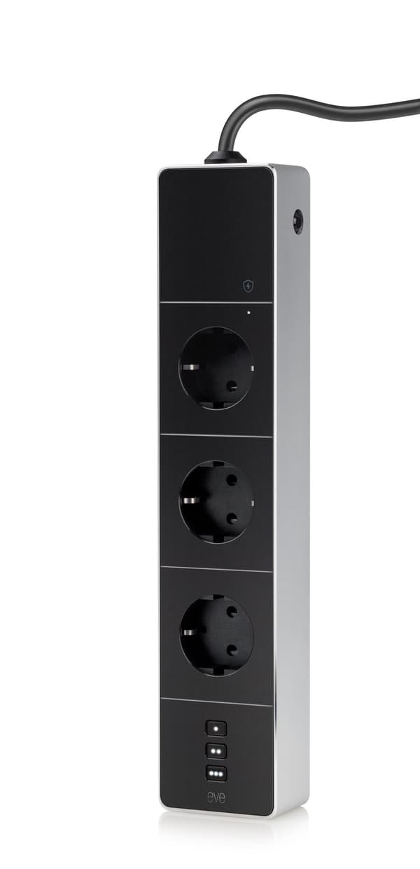 Eve Energy Strip - Smart Triple Outlet  Power Meter with Apple HomeKit technology