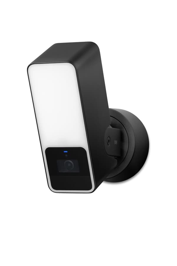 Eve Outdoor Cam - Secure floodlight camera with Apple HomeKit Secure Video technology Svart, Vit