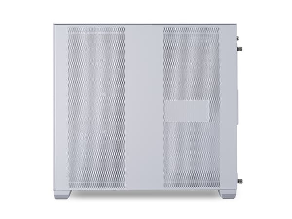 Lian Li O11 AIR MINI - Litet torn - utökad ATX - genomskinlig sidopanel (härdat glas) - ingen strömförsörjning (ATX) - vit - USB/ljud