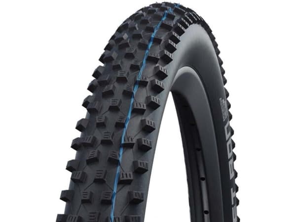Schwalbe Rocket Ron HS 438, 27.5", MTB, Tubeless Ready, Folding bead, Terreng-dekk, Sort, Blå