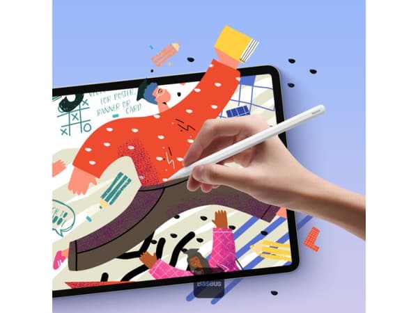 Baseus Active stylus / styluspenna Baseus Smooth Writing 2 (vit)