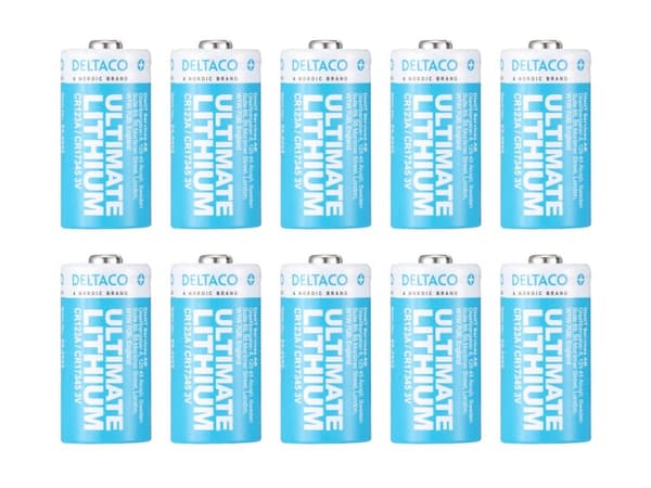 Ultimate Lithium battery, 3V, CR123A, 10-pack