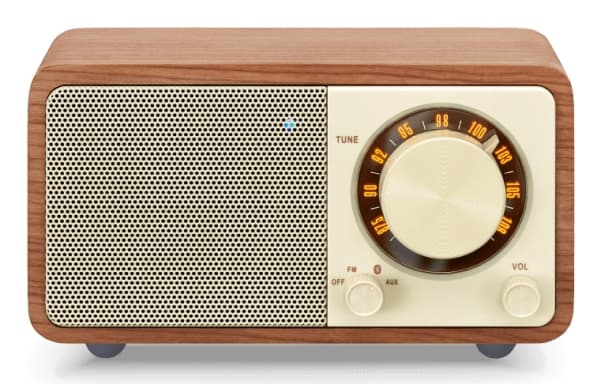 Pöytäradio Sangean WR-7 Genuine Mini FM ladattava Walnut