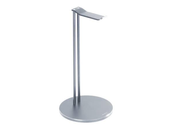 DELTACO HLS-101 - Stativ - for hodetelefoner / hodesett - aluminium - sølv - skrivebord