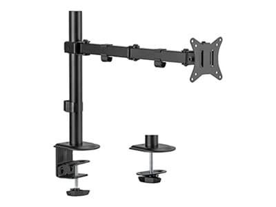 Gembird MA-D1-01 - Monteringssett - justerbar arm - for flatpanel - rotate, tilt, swivel, up to 9 kg - stål, plastikk - finteksturert svart - skjerms