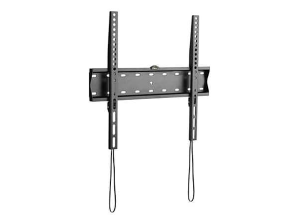 Gembird WM-55F-02 - Monteringssett - fast - for flatpanel - 40 kg - stål - finteksturert svart - skjermstørrelse: 32"-55" - veggmonterbar