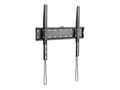 Miniatyrbilde 3 av 5: Gembird WM-55F-02 - Monteringssett - fast - for flatpanel - 40 kg - stål - finteksturert svart - skjermstørrelse: 32"-55" - veggmonterbar