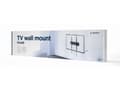 Miniatyrbilde 5 av 5: Gembird WM-55F-02 - Monteringssett - fast - for flatpanel - 40 kg - stål - finteksturert svart - skjermstørrelse: 32"-55" - veggmonterbar