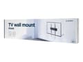Miniatyrbilde 1 av 5: Gembird WM-55F-02 - Monteringssett - fast - for flatpanel - 40 kg - stål - finteksturert svart - skjermstørrelse: 32"-55" - veggmonterbar