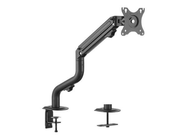 Gembird MA-DA1-02 - Monteringssats - justerbar arm - för platt panel - tippa, upp till 8 kg - stål, aluminium, plast - svart av fin textur - skärmsto