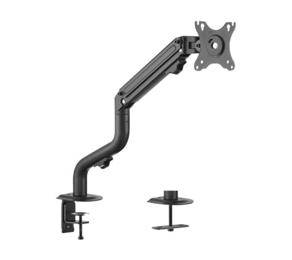 Gembird MA-DA1-02 - Monteringssats - justerbar arm - för platt panel - tippa, upp till 8 kg - stål, aluminium, plast - svart av fin textur - skärmsto