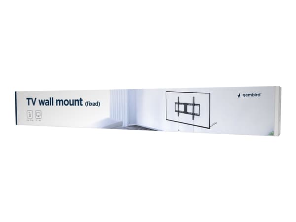 Gembird WM-80F-01, 94 cm (37"), 2,03 m (80"), 200 x 200 mm, 600 x 400 mm, Terästä, Musta musta