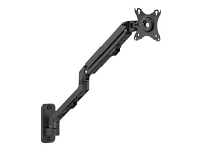 Gembird MA-WA1-02 - Monteringssats - justerbar arm - för platt panel - upp till 7 kg - aluminium, stål, plast - svart av fin textur - skärmstorlek: u