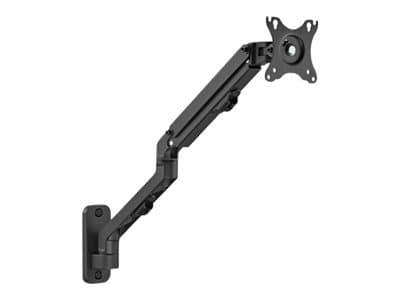 Gembird MA-WA1-02 - Monteringssats - justerbar arm - för platt panel - upp till 7 kg - aluminium, stål, plast - svart av fin textur - skärmstorlek: u
