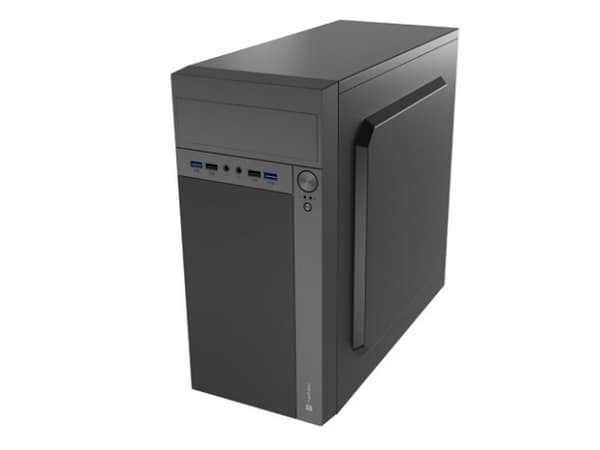 NATEC NPC-2038, Pöytätietokone, PC, Lajittelu, micro ATX, Mini-ITX, Akryylinitriilibutadieenistyreeni, Metalli, 14,8 cm