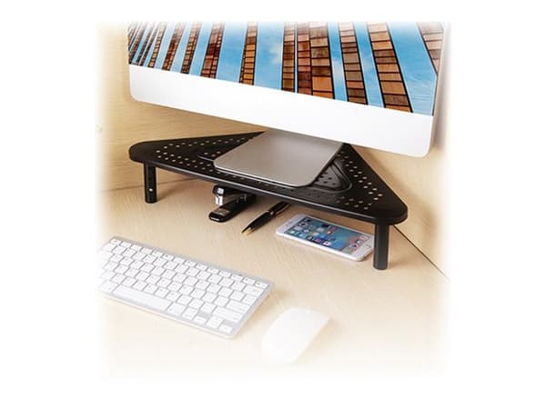 Gembird MS-TABLE-02 - Stativ - adjustable, triangle - for skjerm / notebook - plastikk, stål - finteksturert svart
