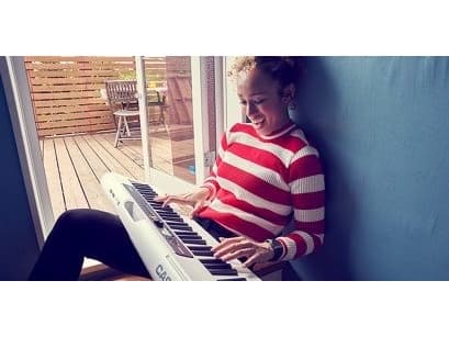 Casio CT-S200 keyboardspiller, hvit